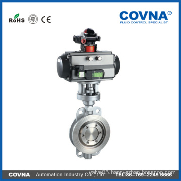 Manufacturer Pneumatic Actuator Metal-seat Flange Butterfly Valve